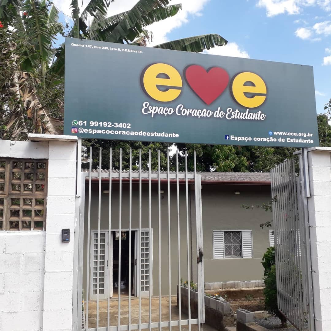 Fachada do Espaço Coração de Estudante