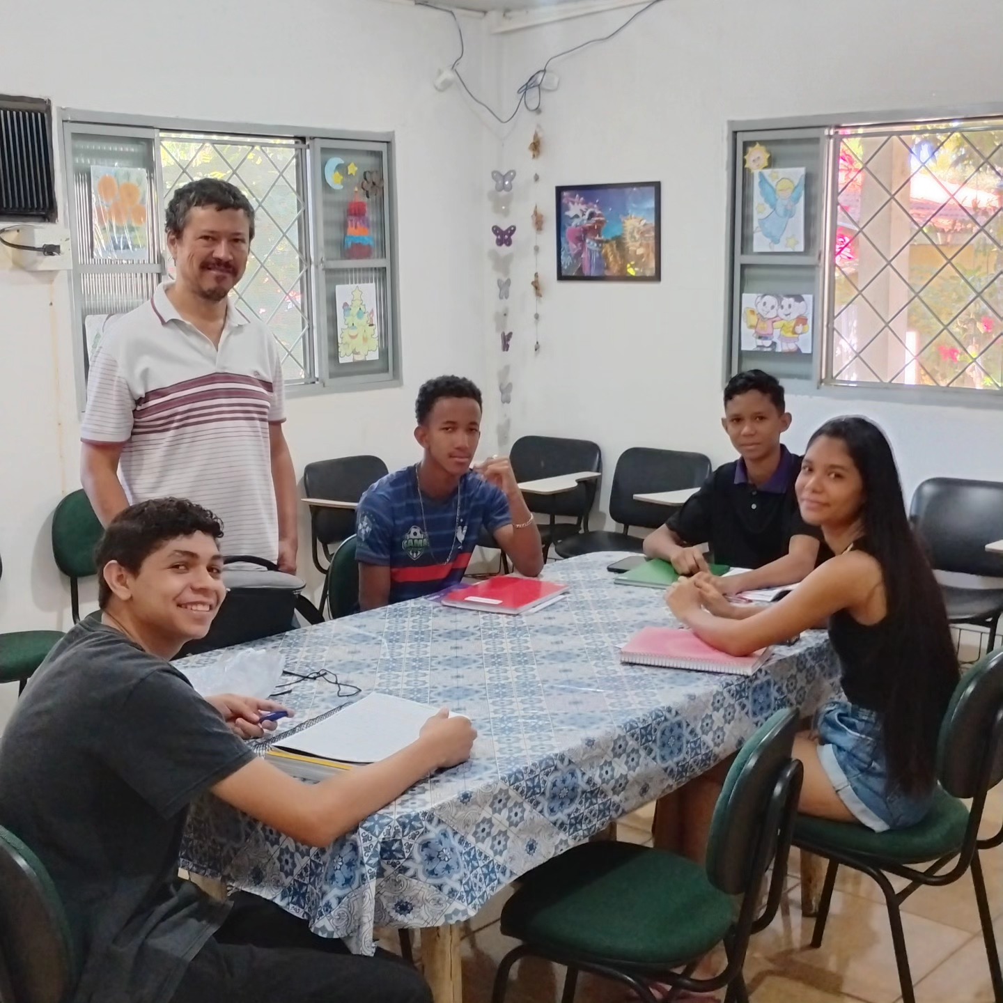 Atividade de reforço escolar