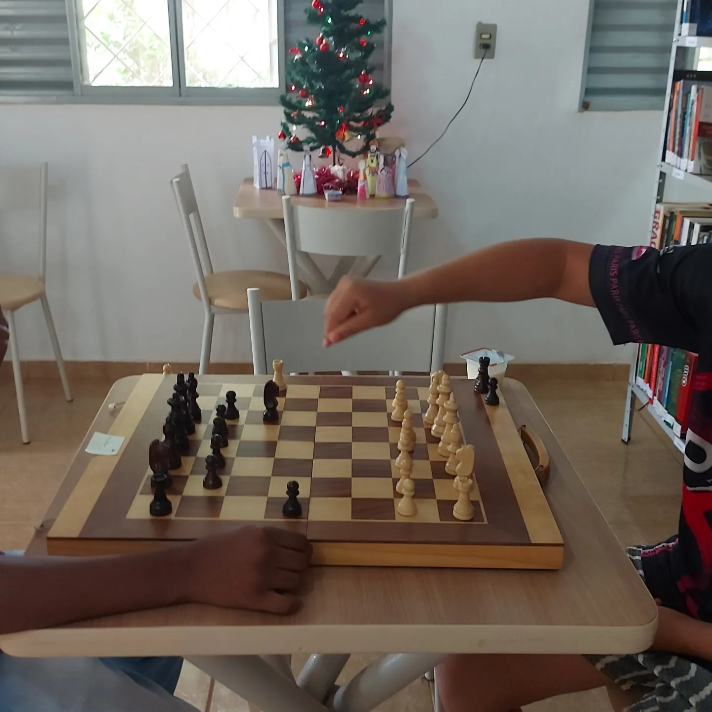 Atividade de xadrez no Espaço